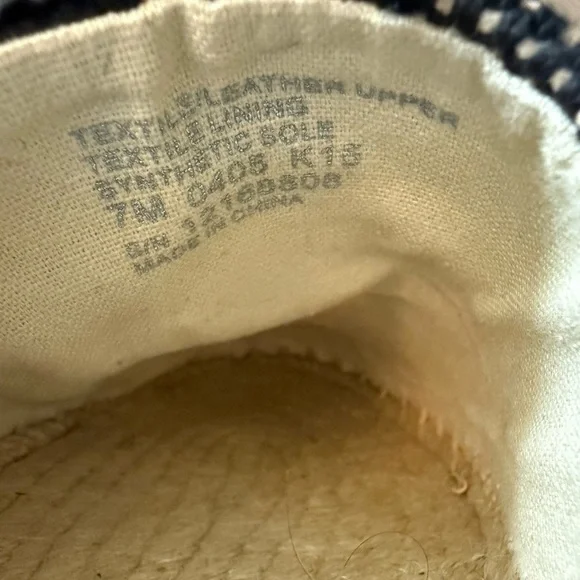 Tory Burch Lonnie espadrilles Flats Black tan Size 7 - Picture 6 of 8